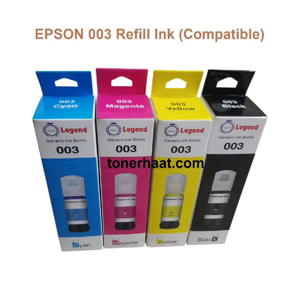 003 Legend Refill Ink Bottle Compatible Full Set - Image 2