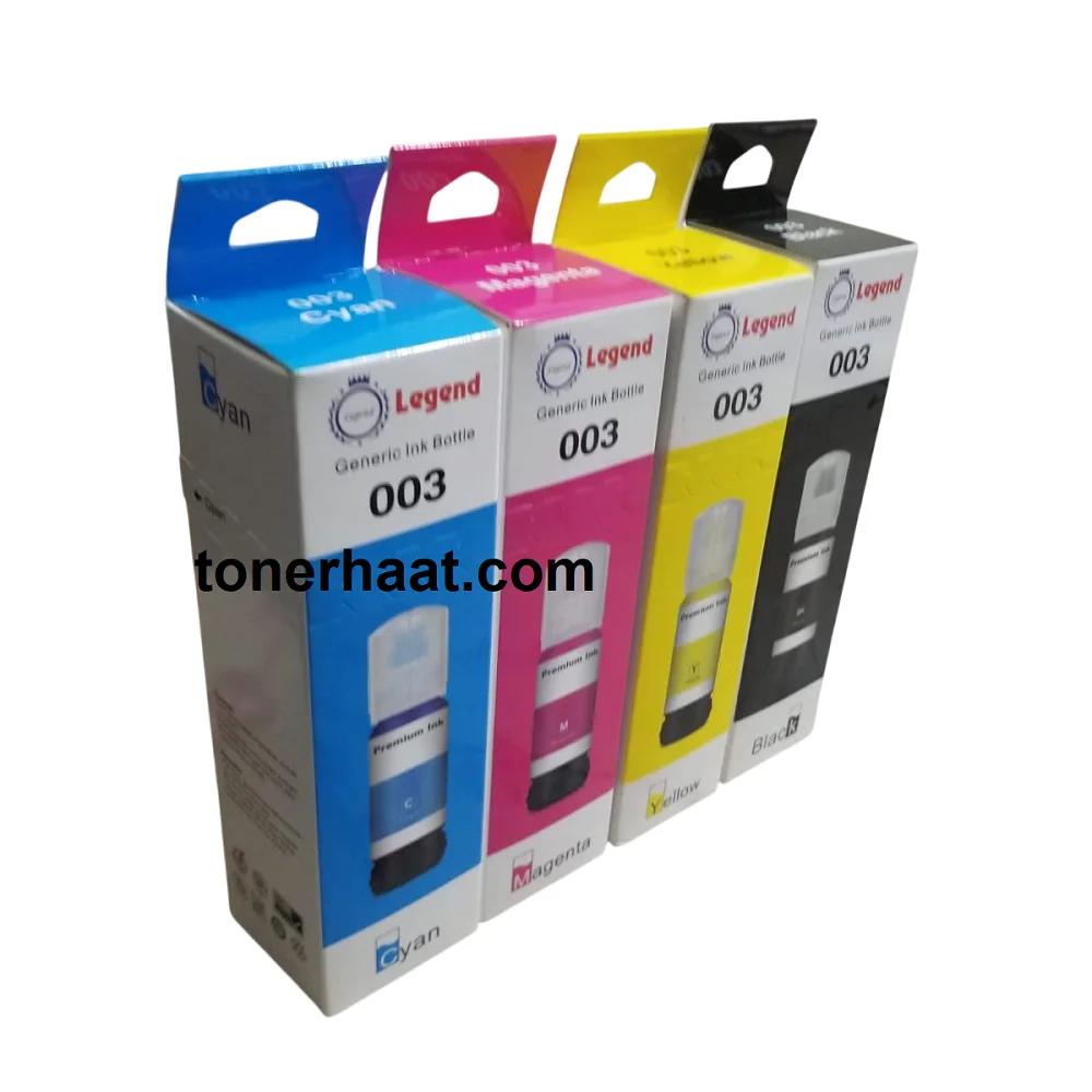 003 Legend Refill Ink Bottle Compatible Full Set - Image 3