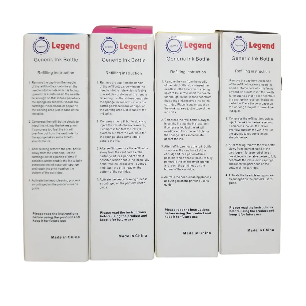 003 Legend Refill Ink Bottle Compatible Full Set - Image 4