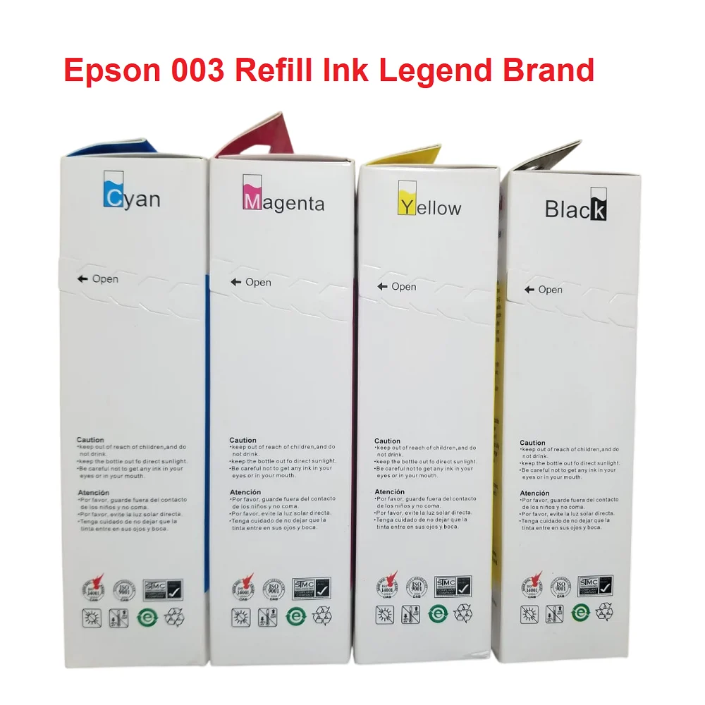 003 Legend Refill Ink Bottle Compatible Full Set - Image 5