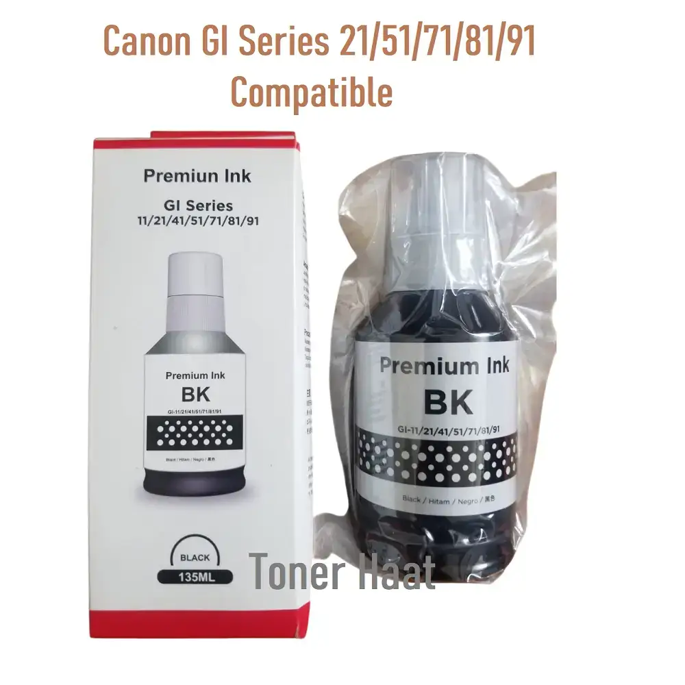 Canon Refill Ink for GI Series 11/21/41/51/71/81/91 (Compatible)