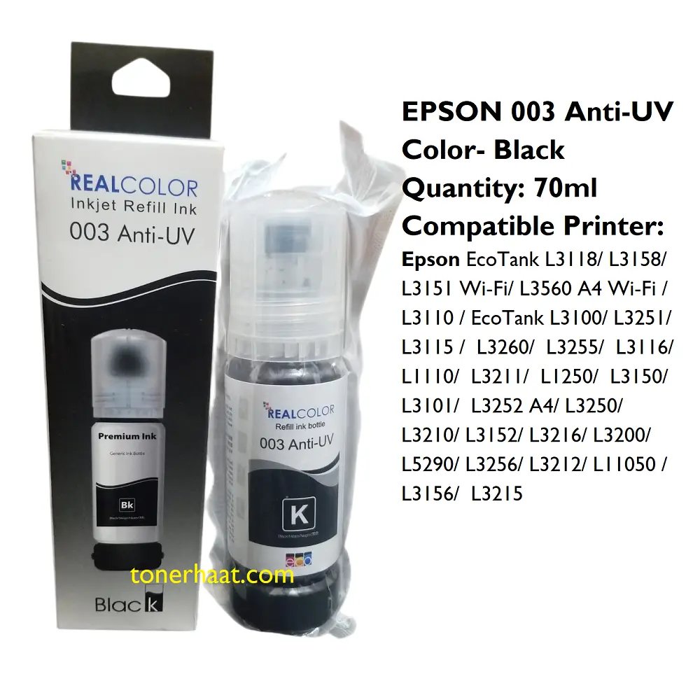 anti-uv 003 black ink