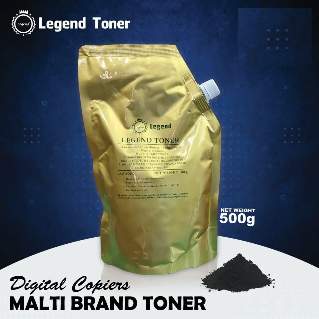 Legend Toner Powder for All Digital Copiers